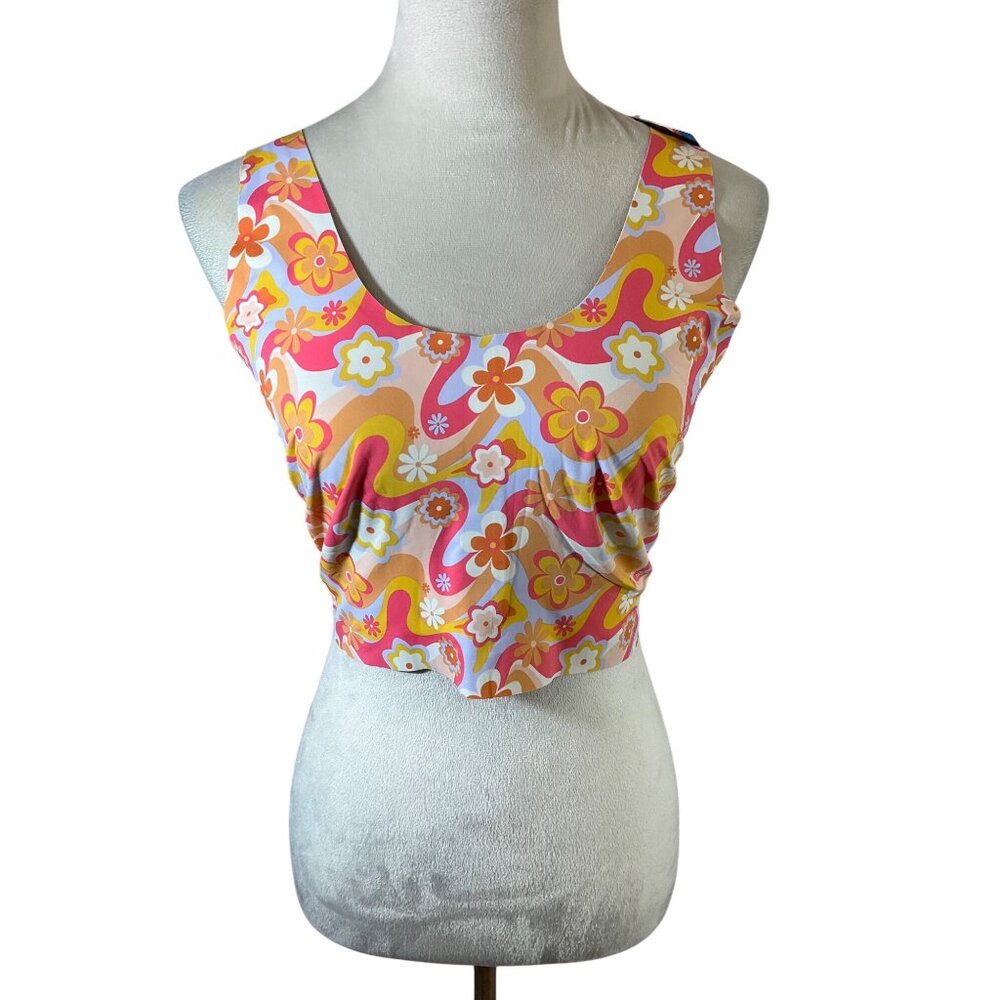 NWT Sheek Boss Floral No Show Bra Size 3XL